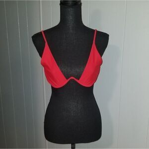 Mizaful Red Swim Top like new